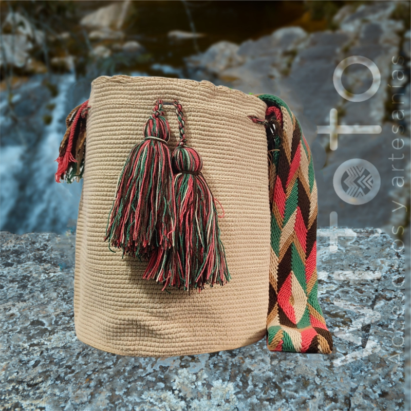 MOCHILA WAYUU BEIGE 3